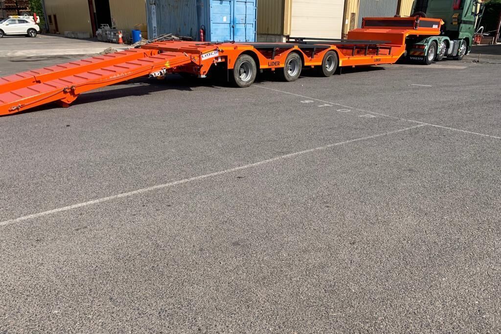 LIDER 2025 YEAR NEW LOWBED TRAILER FOR SALE (MANUFACTURER COMPANY) - Nedbygget platform sættevogn: billede 2 LIDER 2025 YEAR NEW LOWBED TRAILER FOR SALE (MANUFACTURER COMPANY) - Nedbygget platform sættevogn: billede 2