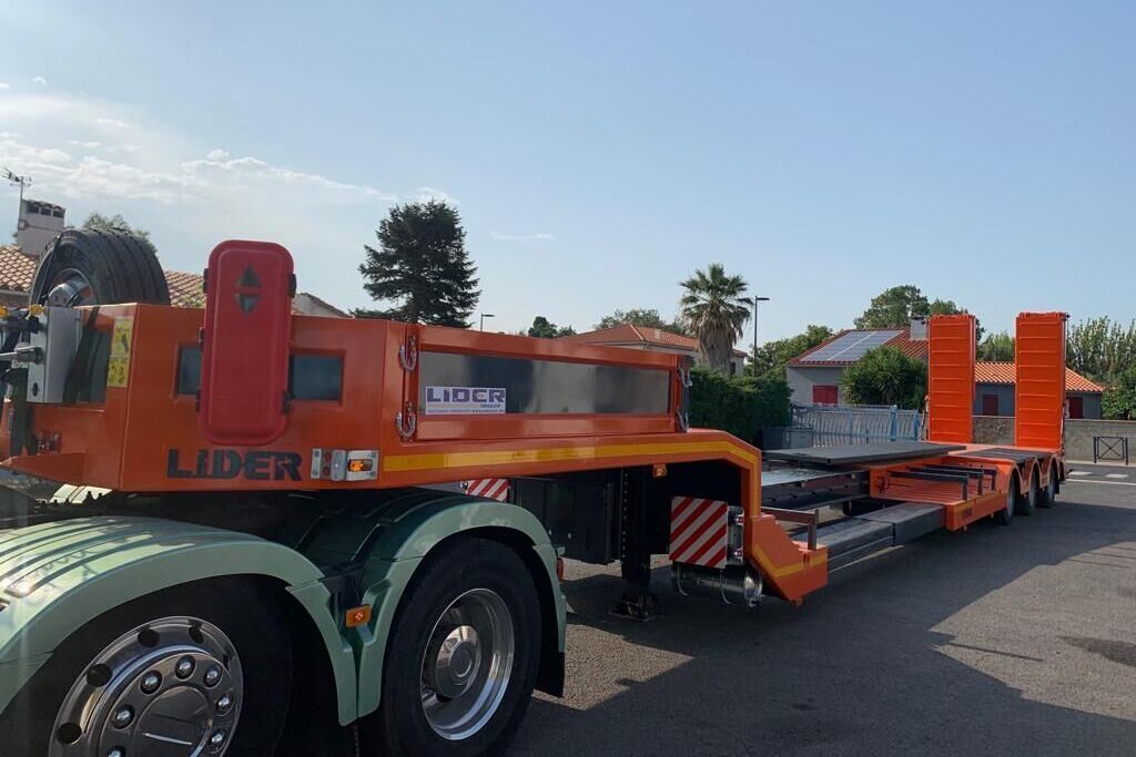 LIDER 2025 YEAR NEW LOWBED TRAILER FOR SALE (MANUFACTURER COMPANY) - Nedbygget platform sættevogn: billede 3 LIDER 2025 YEAR NEW LOWBED TRAILER FOR SALE (MANUFACTURER COMPANY) - Nedbygget platform sættevogn: billede 3