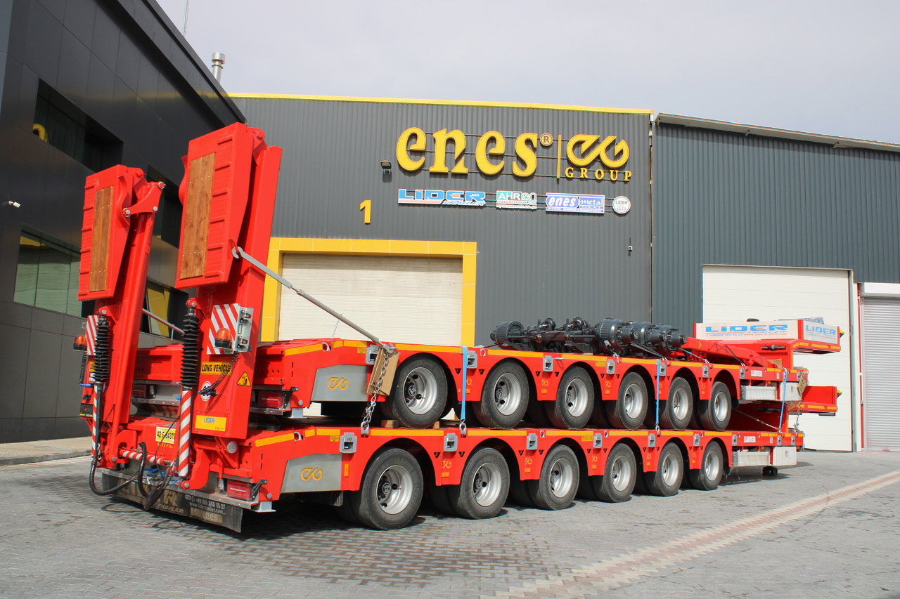 LIDER 2025 model 150 Tons capacity Lowbed semi trailer - Nedbygget platform sættevogn: billede 3 LIDER 2025 model 150 Tons capacity Lowbed semi trailer - Nedbygget platform sættevogn: billede 3