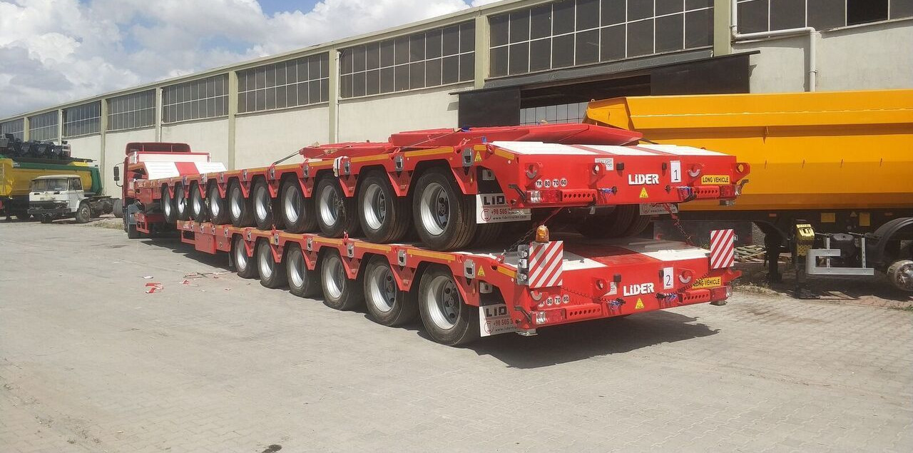 LIDER 2025 model 150 Tons capacity Lowbed semi trailer - Nedbygget platform sættevogn: billede 5 LIDER 2025 model 150 Tons capacity Lowbed semi trailer - Nedbygget platform sættevogn: billede 5