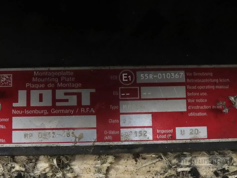 MAN 81427106302 Koppelschotel JSK 37 C - Ramme/ Chassis for Lastbil: billede 4 MAN 81427106302 Koppelschotel JSK 37 C - Ramme/ Chassis for Lastbil: billede 4