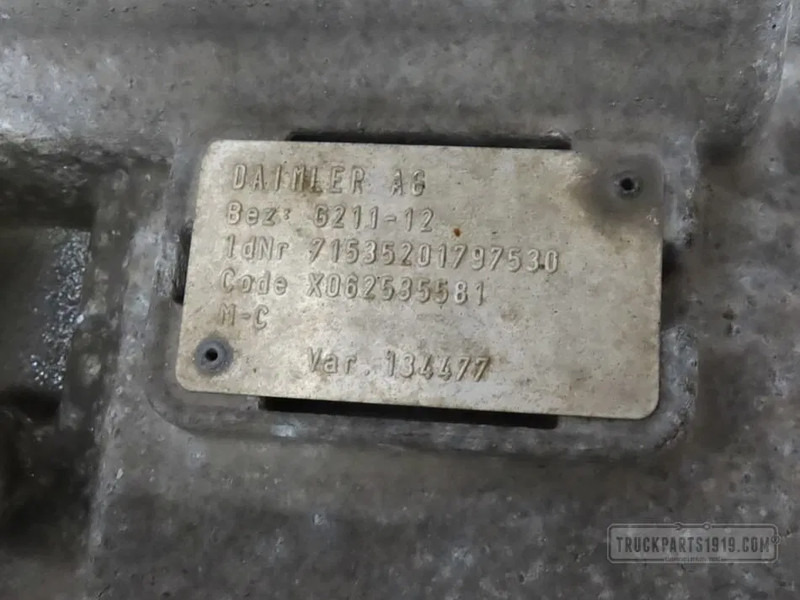 Mercedes-Benz 0012603600 Versnellingsbak G211-12 MB MP4 - Gearkasse for Lastbil: billede 3 Mercedes-Benz 0012603600 Versnellingsbak G211-12 MB MP4 - Gearkasse for Lastbil: billede 3