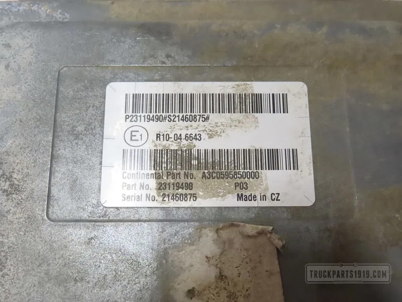 Volvo 23119490 Regeleenheid AdBlue Volvo - Kontrol blok for Lastbil: billede 2 Volvo 23119490 Regeleenheid AdBlue Volvo - Kontrol blok for Lastbil: billede 2