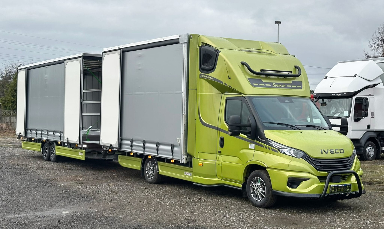 IVECO 35S18 A8 - Varebil med presenning, Mandskabsbil: billede 2 IVECO 35S18 A8 - Varebil med presenning, Mandskabsbil: billede 2