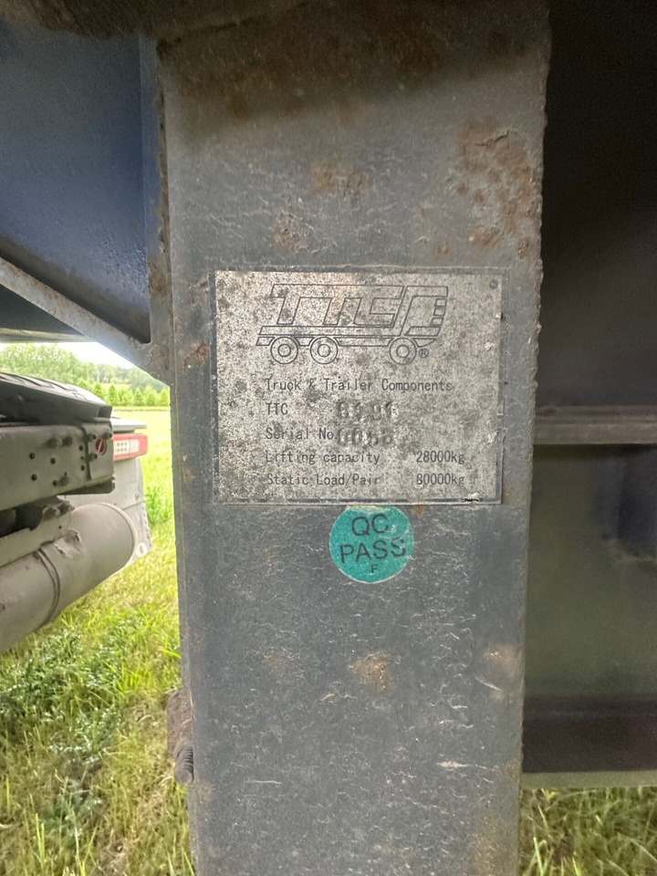 Nedbygget platform sættevogn CHIEFTAIN TRAILERS LTD naczepa niskopodwoziowa: billede 10