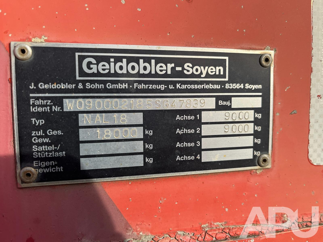 PRZYCZEPA GEIDOBLER–SOYEN NAL 18 - Ladtrailer: billede 2 PRZYCZEPA GEIDOBLER–SOYEN NAL 18 - Ladtrailer: billede 2