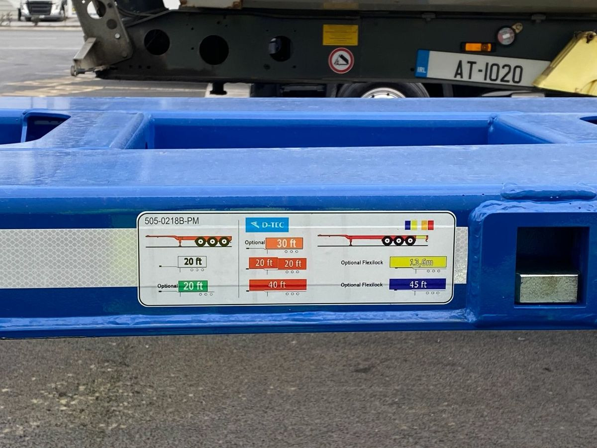 New D-TEC CONTAINER CHASSIS PM-3-SSliding - Containerbil/ Veksellad påhængsvogn: billede 3 New D-TEC CONTAINER CHASSIS PM-3-SSliding - Containerbil/ Veksellad påhængsvogn: billede 3