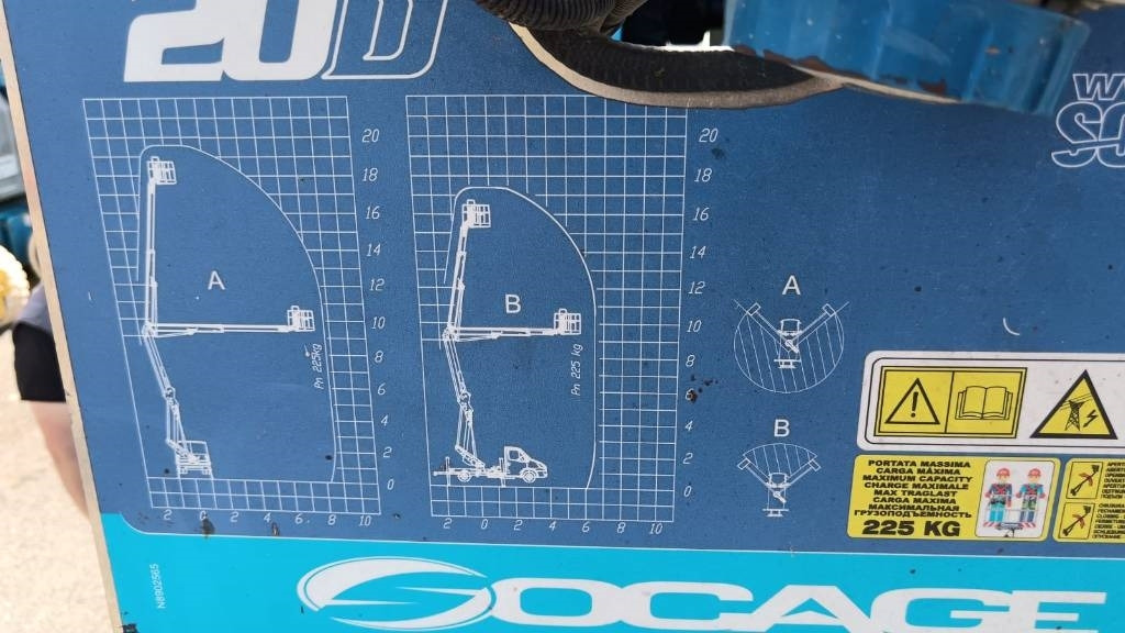 Lastbil med mandskabslift Socage 20d: billede 13