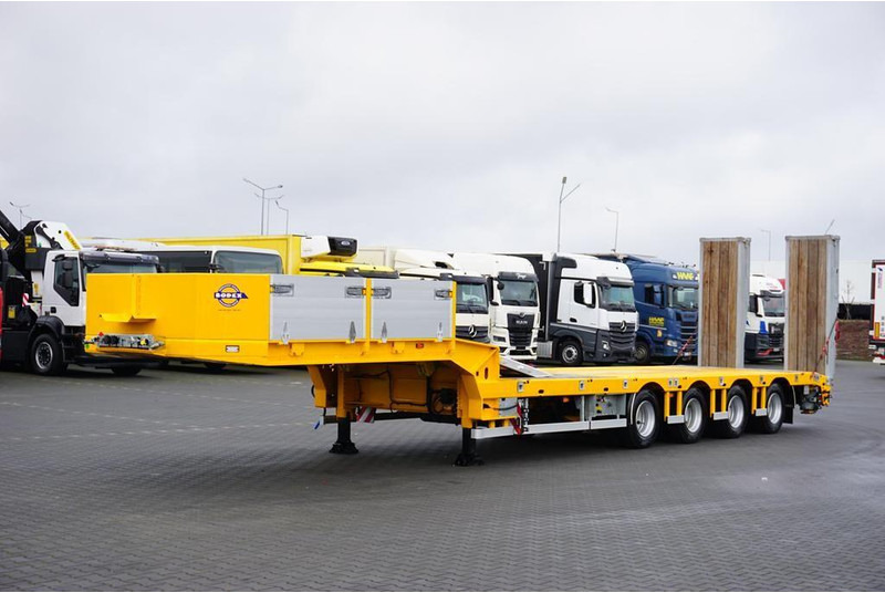 Bodex / NISKOPODWOZIOWA / 4 OSIE / NAJAZDY / 2 X OŚ SKRĘTNA / DMC 65 0 - Nedbygget platform sættevogn: billede 1 Bodex / NISKOPODWOZIOWA / 4 OSIE / NAJAZDY / 2 X OŚ SKRĘTNA / DMC 65 0 - Nedbygget platform sættevogn: billede 1