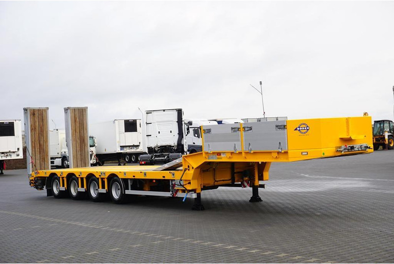 Bodex / NISKOPODWOZIOWA / 4 OSIE / NAJAZDY / 2 X OŚ SKRĘTNA / DMC 65 0 - Nedbygget platform sættevogn: billede 2 Bodex / NISKOPODWOZIOWA / 4 OSIE / NAJAZDY / 2 X OŚ SKRĘTNA / DMC 65 0 - Nedbygget platform sættevogn: billede 2