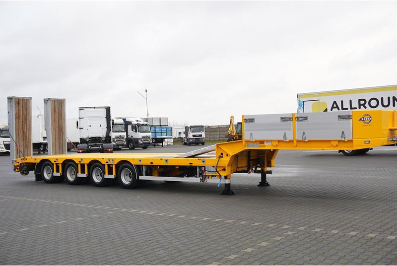 Bodex / NISKOPODWOZIOWA / 4 OSIE / NAJAZDY / 2 X OŚ SKRĘTNA / DMC 65 0 - Nedbygget platform sættevogn: billede 4 Bodex / NISKOPODWOZIOWA / 4 OSIE / NAJAZDY / 2 X OŚ SKRĘTNA / DMC 65 0 - Nedbygget platform sættevogn: billede 4