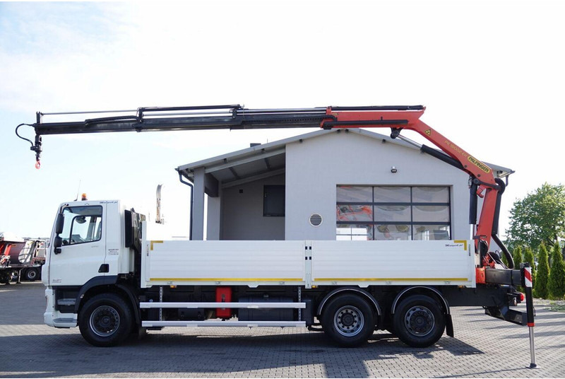 DAF CF 370 / 6x2 / SKRZYNIOWY - paka: 6,4 m / + HDS PALFINGER PK 180 - Lastbil med lad, Lastbil med kran: billede 2 DAF CF 370 / 6x2 / SKRZYNIOWY - paka: 6,4 m / + HDS PALFINGER PK 180 - Lastbil med lad, Lastbil med kran: billede 2