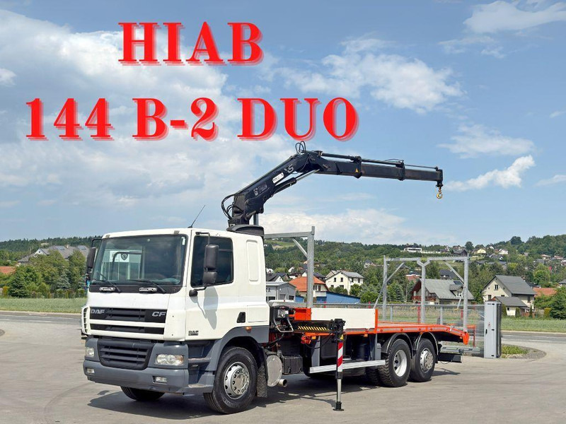 DAF CF 85.380*ABSCHLEPPWAGEN 7,20m+ HIAB 144 B-2 DUO - Bjærgningskøretøj: billede 1 DAF CF 85.380*ABSCHLEPPWAGEN 7,20m+ HIAB 144 B-2 DUO - Bjærgningskøretøj: billede 1