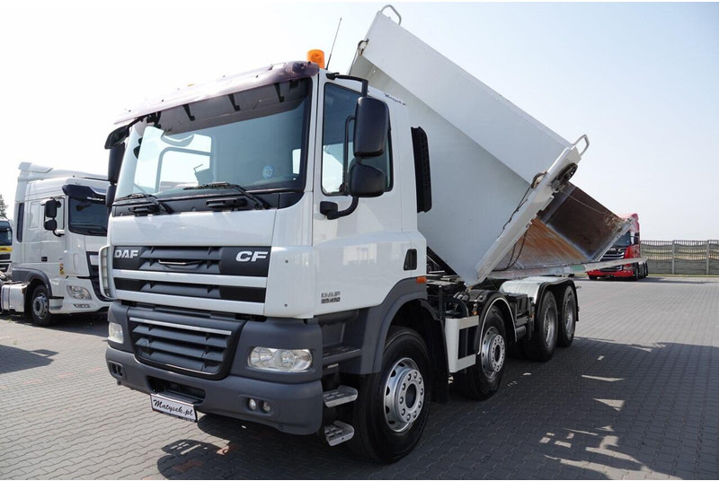 Tipvogn lastbil DAF CF 85.410 / 8X4 / WYWROTKA 2 STR / BORDMATIC / HYDROBURTA / SPRO: billede 10