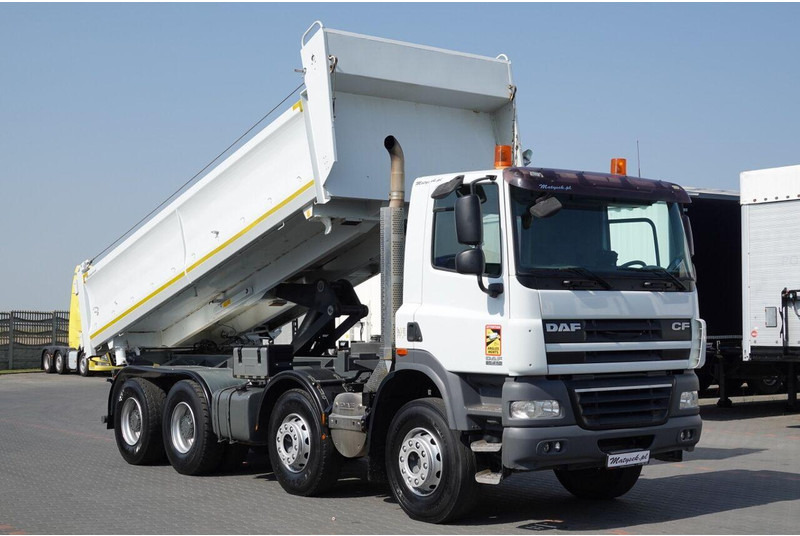 Tipvogn lastbil DAF CF 85.410 / 8X4 / WYWROTKA 2 STR / BORDMATIC / HYDROBURTA / SPRO: billede 8