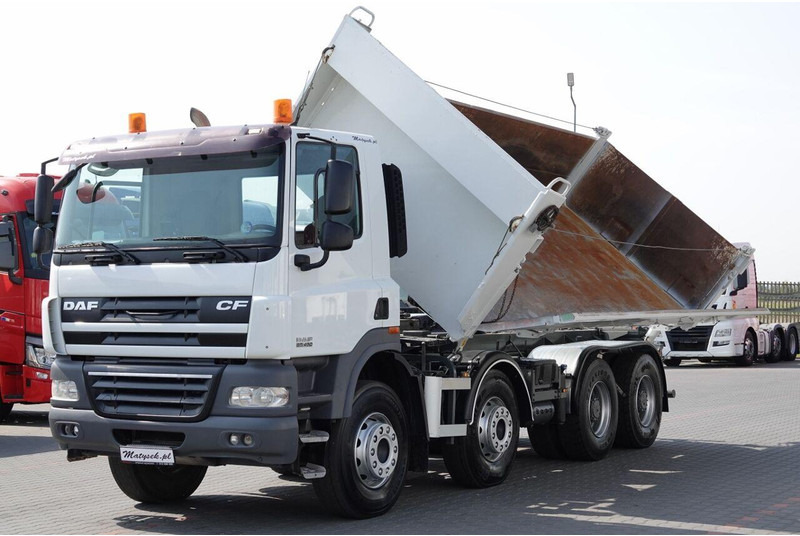 Tipvogn lastbil DAF CF 85.410 / 8X4 / WYWROTKA 2 STR / BORDMATIC / HYDROBURTA / SPRO: billede 9