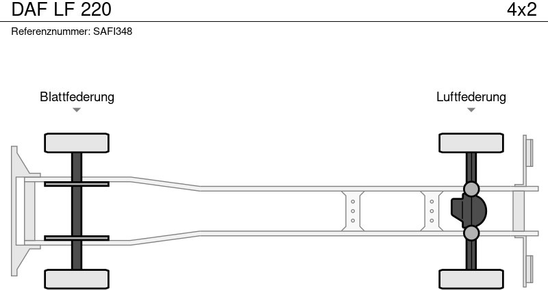 Lastbil varevogn DAF LF 220: billede 15