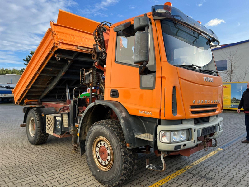 Iveco 140 E 24 4x4 + Atlas AK 65.2 A1 - Tipvogn lastbil, Lastbil med kran: billede 3 Iveco 140 E 24 4x4 + Atlas AK 65.2 A1 - Tipvogn lastbil, Lastbil med kran: billede 3