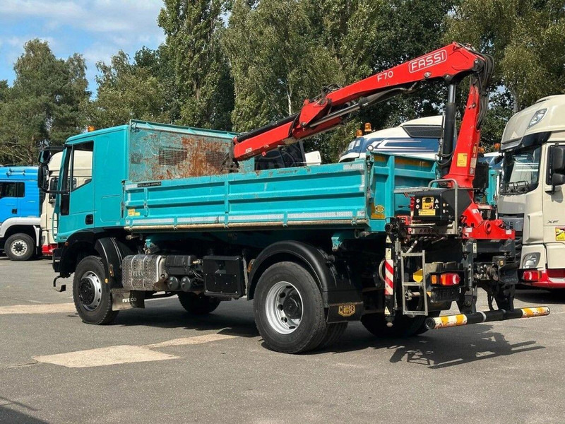 Iveco 150E25 4x4 Tipper + Crane FASSI F70A.0.22 - Tipvogn lastbil, Lastbil med kran: billede 4 Iveco 150E25 4x4 Tipper + Crane FASSI F70A.0.22 - Tipvogn lastbil, Lastbil med kran: billede 4