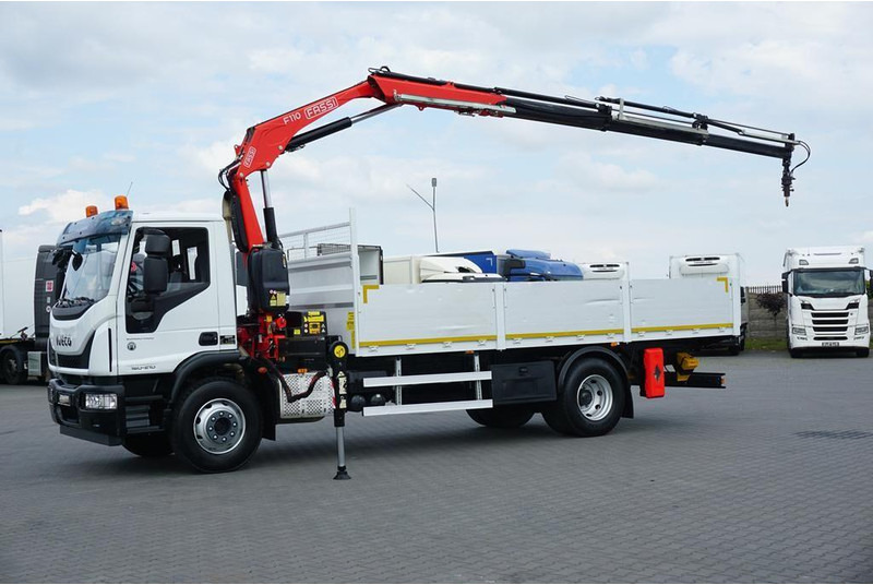 Iveco EUROCARGO / 160-21 / SKRZYNIOWY + HDS / FASSI F110 / ROTATOR / P - Lastbil med lad, Lastbil med kran: billede 4 Iveco EUROCARGO / 160-21 / SKRZYNIOWY + HDS / FASSI F110 / ROTATOR / P - Lastbil med lad, Lastbil med kran: billede 4