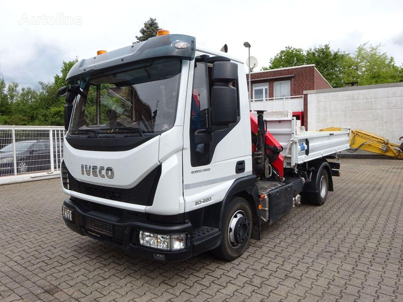 Iveco Eurocargo 80-220 Tipper + crane - Tipvogn lastbil, Lastbil med kran: billede 4 Iveco Eurocargo 80-220 Tipper + crane - Tipvogn lastbil, Lastbil med kran: billede 4