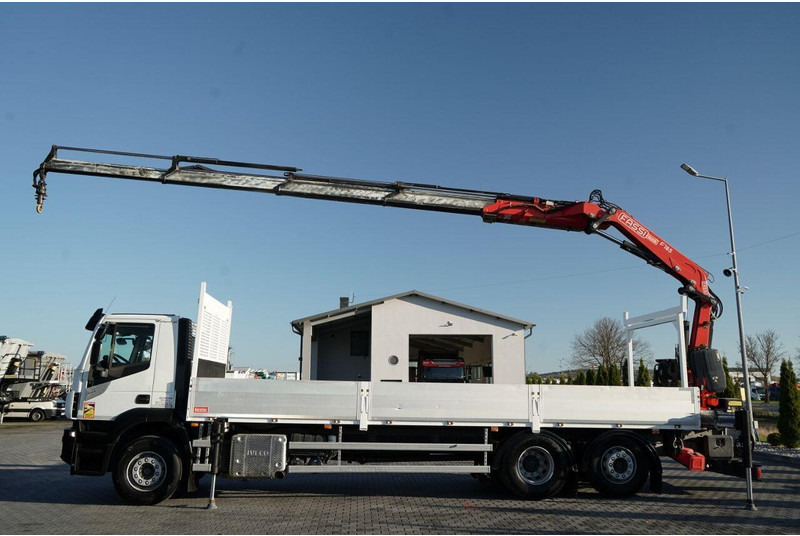 Iveco STRALIS 460 / 6X2 / SKRZYNIOWY 8,1 m + HDS FASSI. F185 MAX UDŹWI - Lastbil med lad, Lastbil med kran: billede 2 Iveco STRALIS 460 / 6X2 / SKRZYNIOWY 8,1 m + HDS FASSI. F185 MAX UDŹWI - Lastbil med lad, Lastbil med kran: billede 2
