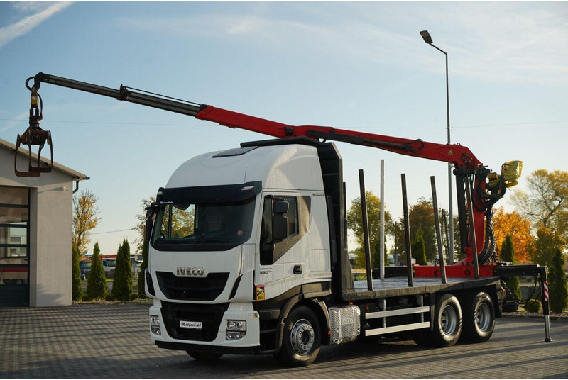 Iveco STRALIS 560 / 6X4 / DO DREWNA / DO DRZEWA / DO LASU / HDS PALFIN - Tømmerbil, Lastbil med kran: billede 2 Iveco STRALIS 560 / 6X4 / DO DREWNA / DO DRZEWA / DO LASU / HDS PALFIN - Tømmerbil, Lastbil med kran: billede 2