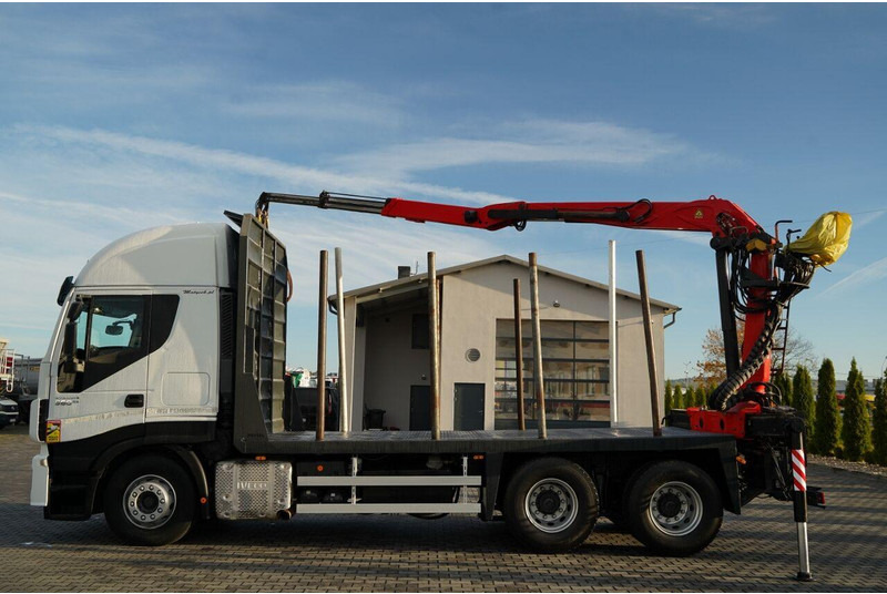 Iveco STRALIS 560 / 6X4 / DO DREWNA / DO DRZEWA / DO LASU / HDS PALFIN - Tømmerbil, Lastbil med kran: billede 3 Iveco STRALIS 560 / 6X4 / DO DREWNA / DO DRZEWA / DO LASU / HDS PALFIN - Tømmerbil, Lastbil med kran: billede 3