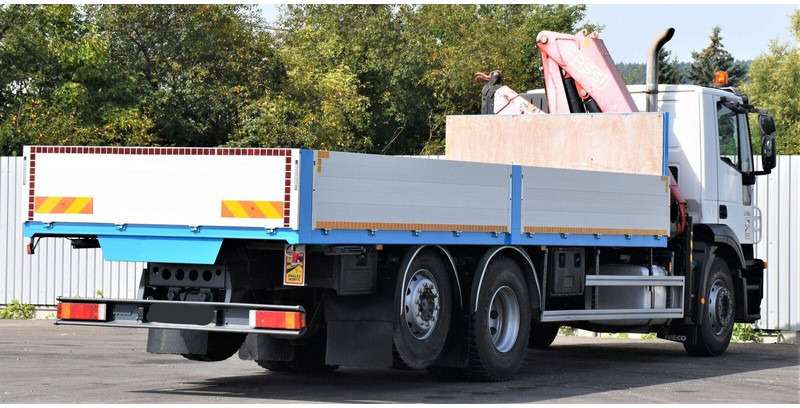 Lastbil med lad, Lastbil med kran Iveco Stralis 310 PRITSCHE: billede 6