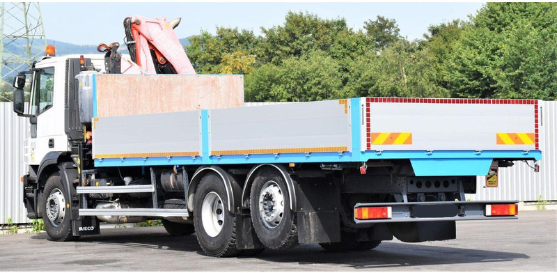 Lastbil med lad, Lastbil med kran Iveco Stralis 310 PRITSCHE: billede 7