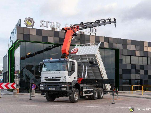 Iveco TRAKKER 360 6x6 PALFINGER PK 36002 Crane Kipper - Tipvogn lastbil, Lastbil med kran: billede 3 Iveco TRAKKER 360 6x6 PALFINGER PK 36002 Crane Kipper - Tipvogn lastbil, Lastbil med kran: billede 3