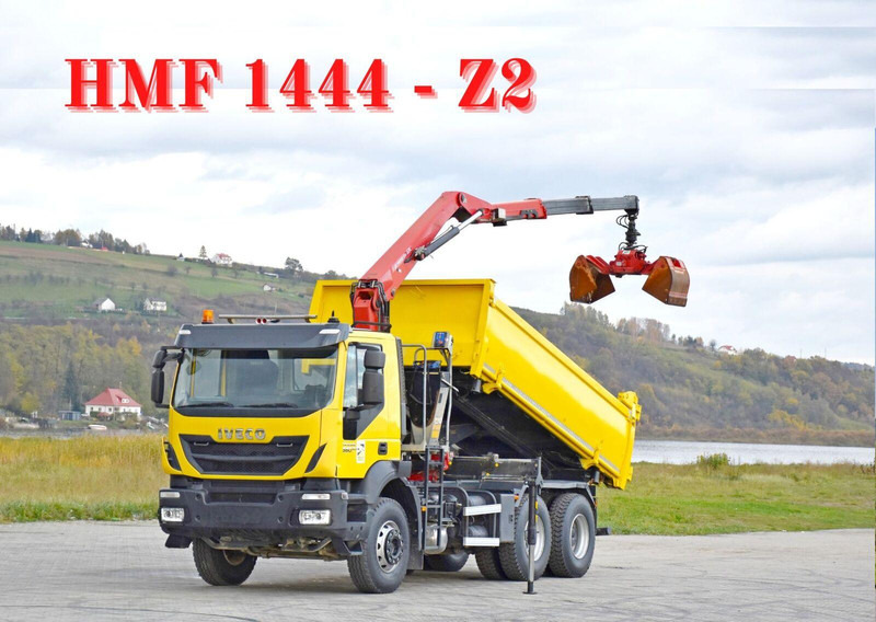 Iveco TRAKKER 360 * Kipper 4,90m* KRAN/FUNK*6x4 - Tipvogn lastbil, Lastbil med kran: billede 1 Iveco TRAKKER 360 * Kipper 4,90m* KRAN/FUNK*6x4 - Tipvogn lastbil, Lastbil med kran: billede 1