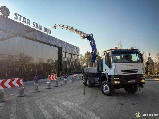 Iveco TRAKKER 450 6x6 PM41S FLY JIB Crane Kipper - Lastbil med lad, Lastbil med kran: billede 3 Iveco TRAKKER 450 6x6 PM41S FLY JIB Crane Kipper - Lastbil med lad, Lastbil med kran: billede 3