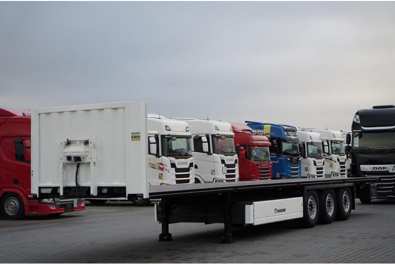 Krone / NACZEPA PLATFORMA / OŚ PODNOSZONA / KOSZ NA PALETY - Åben sættevogn: billede 2 Krone / NACZEPA PLATFORMA / OŚ PODNOSZONA / KOSZ NA PALETY - Åben sættevogn: billede 2