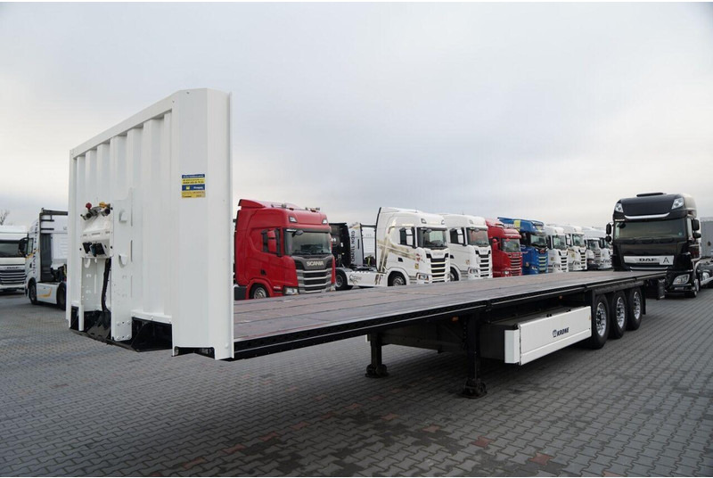 Krone / NACZEPA PLATFORMA / OŚ PODNOSZONA / KOSZ NA PALETY - Åben sættevogn: billede 3 Krone / NACZEPA PLATFORMA / OŚ PODNOSZONA / KOSZ NA PALETY - Åben sættevogn: billede 3