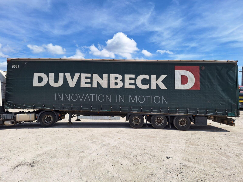 Gardintrailer Krone SD Pritsche+Plane - Mega semi-trailer: billede 6