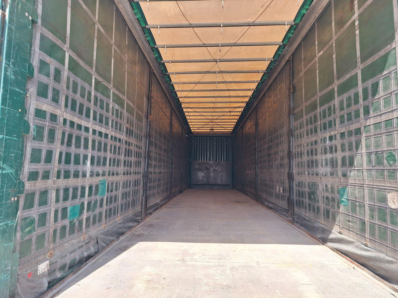 Gardintrailer Krone SD Pritsche+Plane - Mega semi-trailer: billede 8