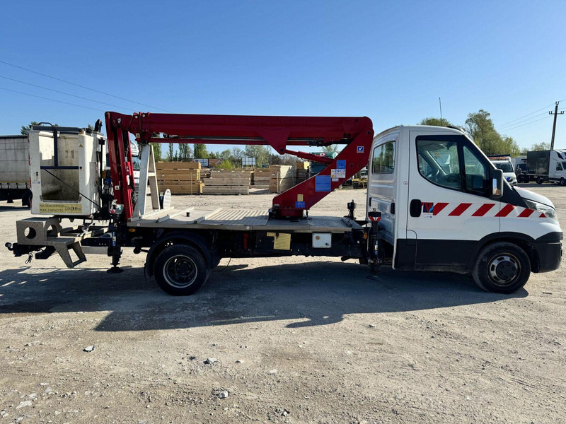 Lastbil, Lastbil med kran Iveco 35-140 S Ruthmann 145 TJ - Lifting Basket: billede 7