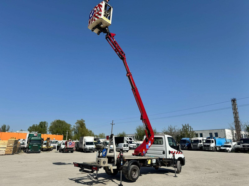 Lastbil, Lastbil med kran Iveco 35-140 S Ruthmann 145 TJ - Lifting Basket: billede 16