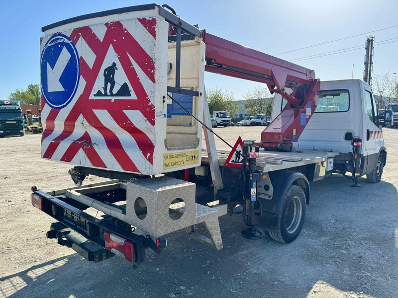 Lastbil, Lastbil med kran Iveco 35-140 S Ruthmann 145 TJ - Lifting Basket: billede 9