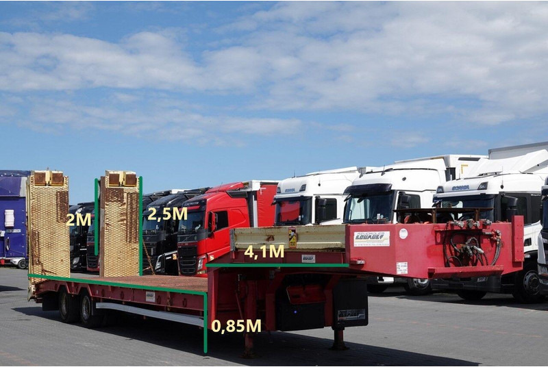 Louault LAWETA NISKOPODWOZIOWA / NAJAZDY HYDRAULICZNE / WCIĄGARKA / 2 OS - Nedbygget platform sættevogn: billede 2 Louault LAWETA NISKOPODWOZIOWA / NAJAZDY HYDRAULICZNE / WCIĄGARKA / 2 OS - Nedbygget platform sættevogn: billede 2