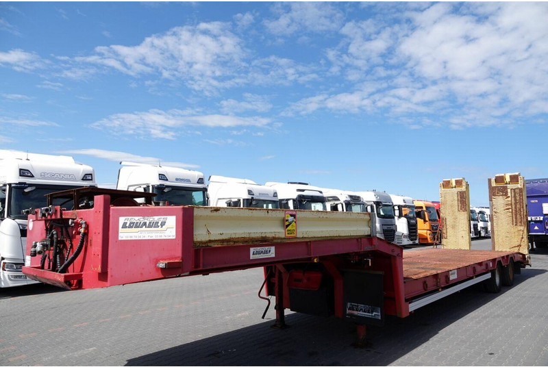 Louault LAWETA NISKOPODWOZIOWA / NAJAZDY HYDRAULICZNE / WCIĄGARKA / 2 OS - Nedbygget platform sættevogn: billede 5 Louault LAWETA NISKOPODWOZIOWA / NAJAZDY HYDRAULICZNE / WCIĄGARKA / 2 OS - Nedbygget platform sættevogn: billede 5