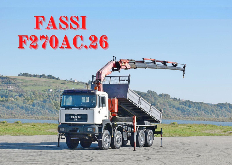 MAN 41.460 *FASSI F270AC.26 * 8x8 ! TOPZUSTAND - Tipvogn lastbil, Lastbil med kran: billede 1 MAN 41.460 *FASSI F270AC.26 * 8x8 ! TOPZUSTAND - Tipvogn lastbil, Lastbil med kran: billede 1