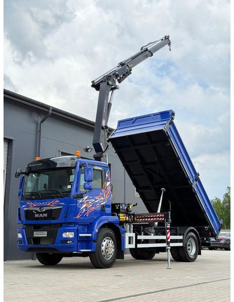 MAN MAN TGM TGL TGS 18.250 // E6 // wywrotka + HDS HMF z pilotem // - Tipvogn lastbil: billede 1 MAN MAN TGM TGL TGS 18.250 // E6 // wywrotka + HDS HMF z pilotem // - Tipvogn lastbil: billede 1