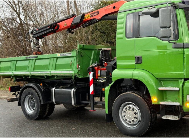 MAN TGA 18.360 Meiller 3-Way Tipper + Crane Palfinger PK 9501 - Tipvogn lastbil, Lastbil med kran: billede 5 MAN TGA 18.360 Meiller 3-Way Tipper + Crane Palfinger PK 9501 - Tipvogn lastbil, Lastbil med kran: billede 5