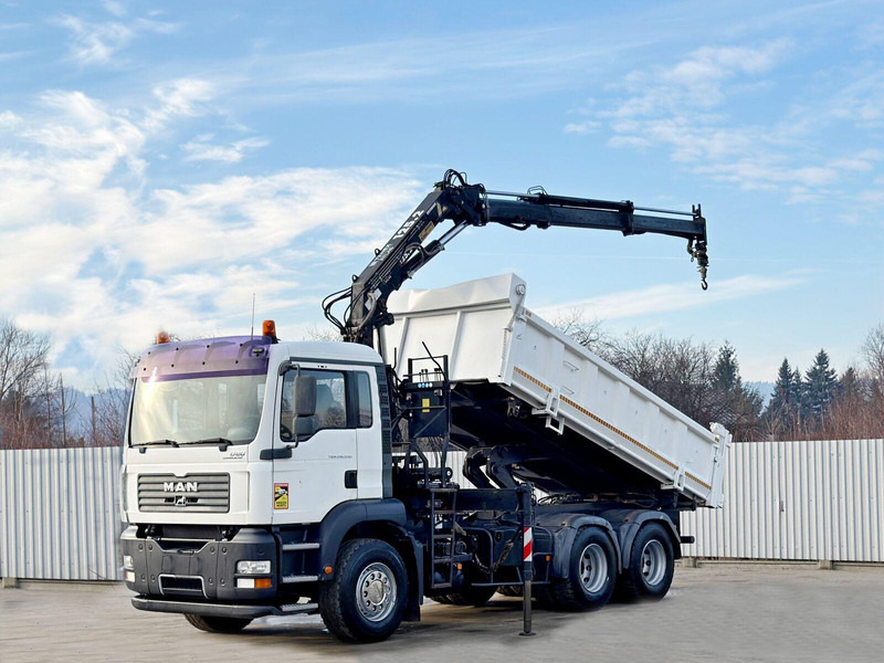 MAN TGA 26.350 * KIPPER 4,90m + TEREX ATLAS * 6x4 * - Tipvogn lastbil: billede 2 MAN TGA 26.350 * KIPPER 4,90m + TEREX ATLAS * 6x4 * - Tipvogn lastbil: billede 2