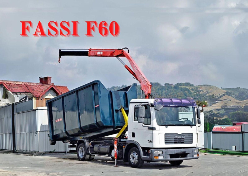 MAN TGL 7.150 + FASSI F60 * TOPZUSTAND - Tipvogn lastbil, Lastbil med kran: billede 1 MAN TGL 7.150 + FASSI F60 * TOPZUSTAND - Tipvogn lastbil, Lastbil med kran: billede 1