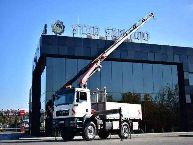 MAN TGM 18.340 4x4 PALFINGER PK 18002 CRANE WINCH - Lastbil med lad, Lastbil med kran: billede 1 MAN TGM 18.340 4x4 PALFINGER PK 18002 CRANE WINCH - Lastbil med lad, Lastbil med kran: billede 1