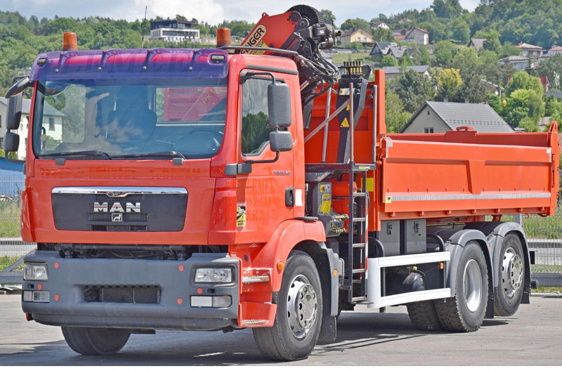 MAN TGM 26.340 - Tipvogn lastbil, Lastbil med kran: billede 5 MAN TGM 26.340 - Tipvogn lastbil, Lastbil med kran: billede 5