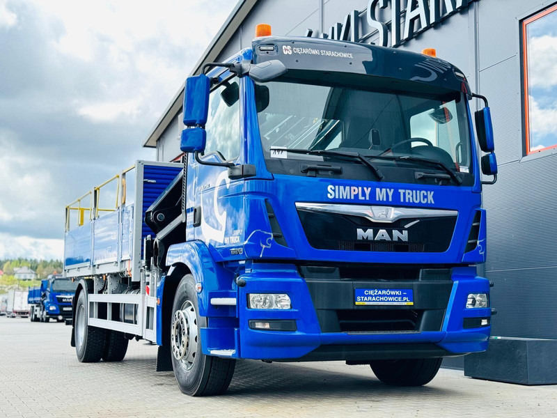 MAN TGM TGL TGS 18.250 - Lastbil med lad, Lastbil med kran: billede 2 MAN TGM TGL TGS 18.250 - Lastbil med lad, Lastbil med kran: billede 2